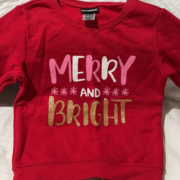 Christmas 4 bundle of pants and merry and bright graphic sweatshirt. - Picture 2 of 8